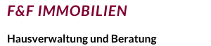&F Immobilien Kempten Logo